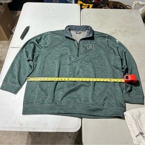 Adidas Team Issue Marshall University Climawarm Green Quarter Zip Men’s Size 2XL